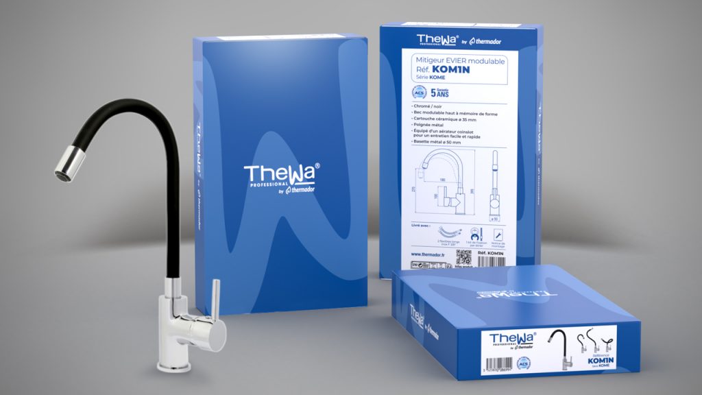Packaging des produits Thewa